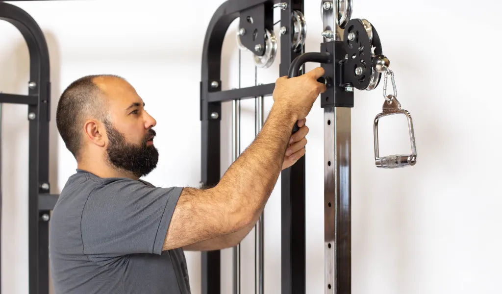 Cable Column Push Rotation Shoulder Gains Unleashed: Mastering Cable External Rotations at Home ...