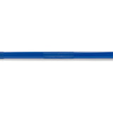 The Multi-Purpose Olympic Barbell – The Utility Bar by Bells of Steel, a long blue cylinder akin to a weightlifting bar, is horizontally centered on a white background. It features a smooth finish with subtle texture in the middle section for grip.