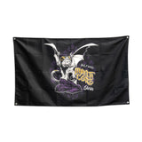 A black flag, perfect for a home gym, features an illustration of a winged manticore perched on a rock. The text "Malt Core Series 2023" is displayed in stylized yellow and white lettering next to the creature, making it an ideal piece of gym decor. This eye-catching item is part of the Flags collection by Bells of Steel.