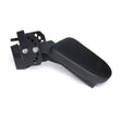 The Bells of Steel Seal Row Pad Rack Attachment is a black adjustable armrest with a mounting bracket and bolt attachment, similar to a chest support rack attachment, shown on a white background.