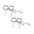 Two sets of Bells of Steel Spring Collars, each with coil springs and handles, rest on a white backdrop. Ideal for securing weight plates on Olympic barbell sleeves, these polished chrome clamps ensure a safe and focused workout.