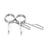 Two Bells of Steel Spring Collars featuring shiny metal coils and double handles, displayed against a white background. They are designed to secure weight plates on Olympic barbell sleeves.
